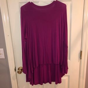 High-low boutique top